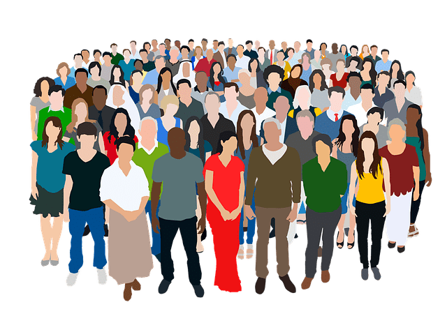 Cilvēku pūļa attēls